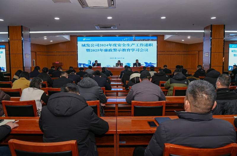 城發(fā)公司召開(kāi)2024年度安全生產(chǎn)工作述職暨2025年廉政警示教育學(xué)習(xí)會(huì)議